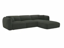 Sofá rinconera derecha de tela CAMILIO de < Maison Céphy Best
