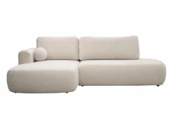 Sofá rinconera derecha en tela jaspeada BROCARO de < Maison Céphy New