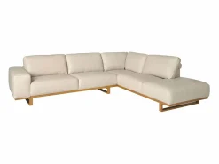Angel Cerda Sofá De Piel * Sofá rinconera derecha piel arena 6203 Beige