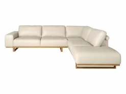 Angel Cerda Sofá De Piel * Sofá rinconera derecha piel arena 6203 Beige