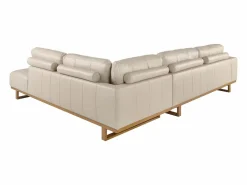 Angel Cerda Sofá De Piel * Sofá rinconera derecha piel arena 6203 Beige