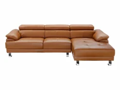 LINEA SOFA Todos Los Sofás|Sofá Vintage * Sofá rinconera derecha piel caramelo EXCELSIOR II Camel
