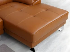 LINEA SOFA Todos Los Sofás|Sofá Vintage * Sofá rinconera derecha piel caramelo EXCELSIOR II Camel