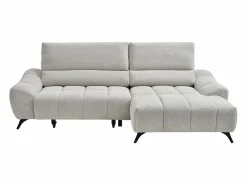 Sofá rinconera derecha relax con asiento deslizante en tela ELOSIA < Vente-unique New