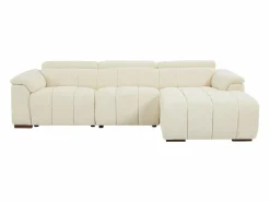 Sofá rinconera derecha relax eléctrico de tela efecto acolchado MOLPICA < Vente-unique Best
