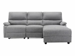 Sofá rinconera derecha relax eléctrico de tela LUNANO < Vente-unique Online