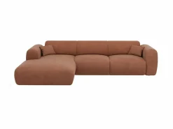 Maison Céphy Sofá Vintage|Sofá De Terciopelo * Sofá rinconera izquierda de pana POGNI de Terracota