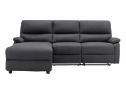 Sofá rinconera izquierda relax eléctrico de tela LUNANO < Vente-unique Clearance