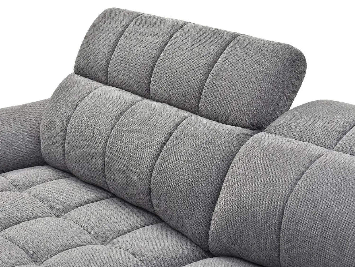 Sofá rinconera izquierda relax eléctrico en tela texturizada CELTIMO < Vente-unique Hot