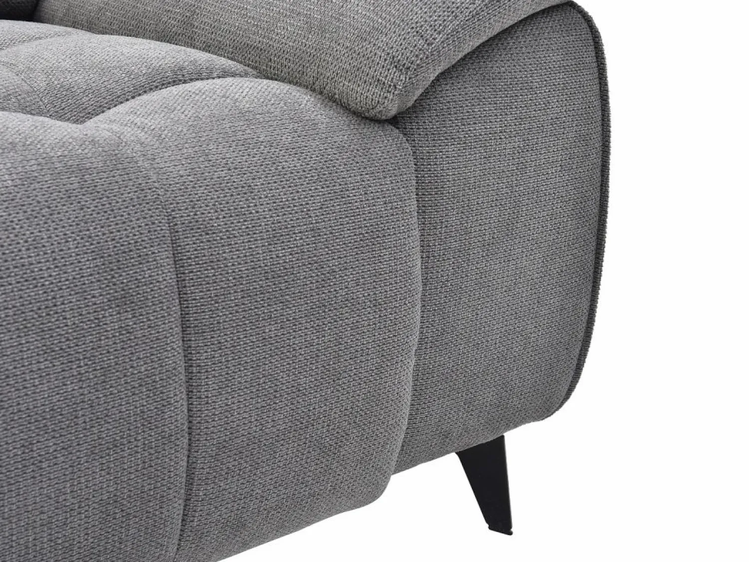 Sofá rinconera izquierda relax eléctrico en tela texturizada CELTIMO < Vente-unique Hot