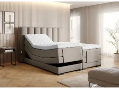 Les Tendances Diván Cama * Sofá rinconera Silvy UR tejido azul Beige