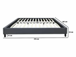 Somier "Andy" - 160 x 200 cm - PVC - < Habitat et jardin Outlet
