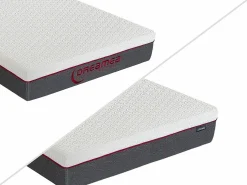 Ysmée Cama Articulada | Somier articulado eléctrico 2x65 plots - 2 x 80 x 200 cm - gris - NALU de YSMÉE