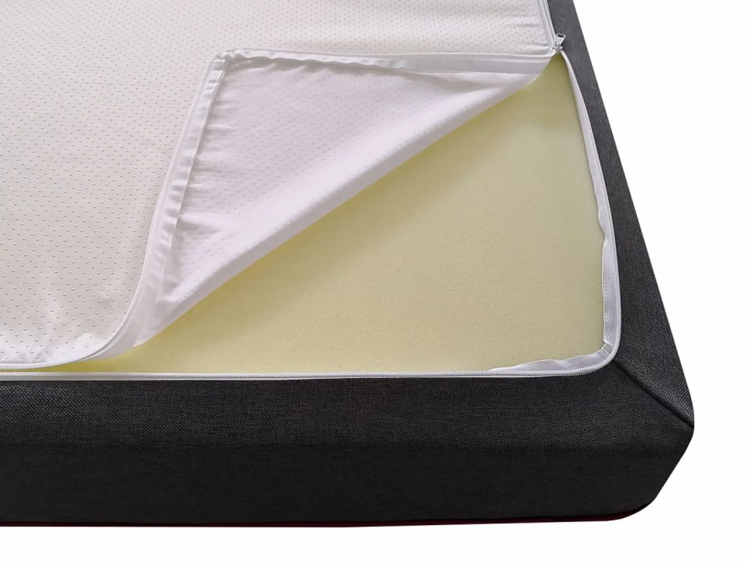 Ysmée Cama Articulada | Somier articulado eléctrico 2x65 plots - 2 x 80 x 200 cm - gris - NALU de YSMÉE