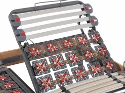 Ysmée Cama Articulada | Somier articulado eléctrico 2x65 terminales - 2 x 80 x 200 cm - gris - NALU de YSMÉE