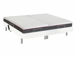 Ysmée Cama Articulada | Somier articulado eléctrico 2x48 terminales - 2 x 70 x 190 cm - beige - PITUS de YSMÉE