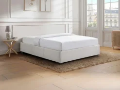 Ysmée Somier Tapizado|Somier - 140X190Cm | Somier con cajones 140 x 190 cm tela - Con patas - KOLANE de YSMÉE