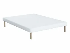 Ysmée Somier Tapizado|Somier - 140X190Cm * Somier tapizado 140 x 190 cm 9 láminas pasivas - - ASTHENIS de YSMÉE Blanco