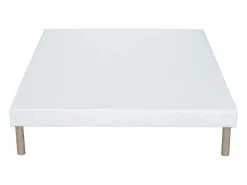 Ysmée Somier Tapizado|Somier - 140X190Cm * Somier tapizado 140 x 190 cm 9 láminas pasivas - - ASTHENIS de YSMÉE Blanco