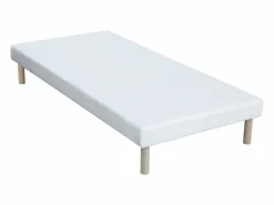 Ysmée Somier Tapizado * Somier tapizado 90 x 200 cm 10 láminas pasivas - - ASTHENIS II de YSMÉE Blanco