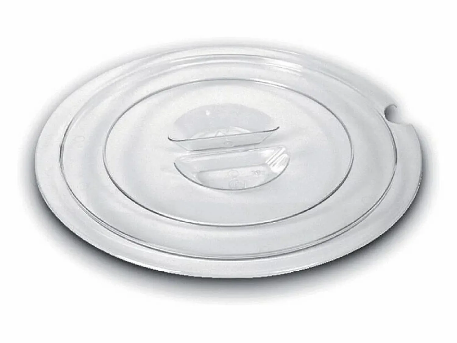 5five Presentación Y Servicio|Vajilla * Tapa de 40cm con agujero para ensaladera de cristal Giganplast Amarillo