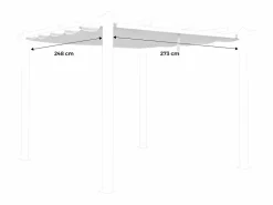 Techo de repuesto para pérgola 3x3m < Sweeek