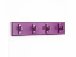 Perchero * Teclado 10x40x13 cm púrpura Violeta