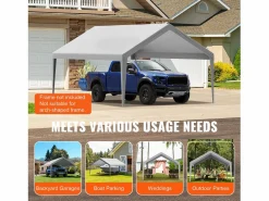 Cochera | Tejido de Avent SucceBuy de Repuesto para Abri D'Automóvil, 396 x 610 cm, , Lona Resistente para Cobertizo de Garaje, Impermeable y con Protección UV