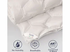 Edredón de Invierno 210x240 cm 400 g | Fibra Soft cálida | Microfibra blanca < The White Stone Online