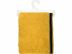Toalla de baño de Algodón Amarillo Ocre 70 x 130 cm Gruesa y Suave < Atmosphera Clearance