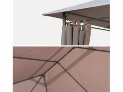 Toldo de techo para pérgola 3x4m pardo < Sweeek Best