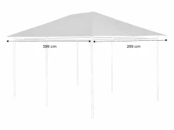 Toldo de techo para pérgola 3x4m pardo < Sweeek Best