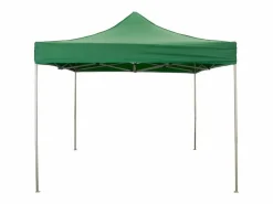 Toldo lateral impermeable de 3x2m con puerta enrollable para cenador plegable de 3x3m < Hot