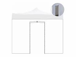 Toldo lateral militar impermeable de 3 x 2 m con puerta enrollable para cenador plegable de 3 x 3 m < Decor Space Clearance