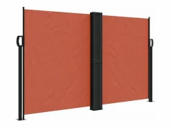 Toldo lateral retráctil terracota 140x600 cm ES976547 < Best