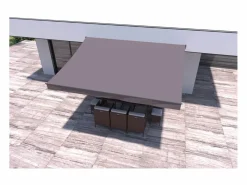 Concept-Usine Estor Y Toldo * Toldo manual gris de 4x3 m ADRO Topo