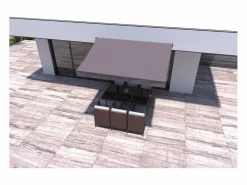 Toldo manual gris 3x2m ADRO < Concept-Usine New