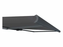 Toldo motorizado con luces LEDs, cofre y sensor de viento 4 x 3,5 m antracita - GALAXA < Vente-unique Hot