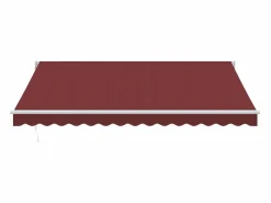 Toldo retráctil manual burdeos 400x300 cm ES925125 < New