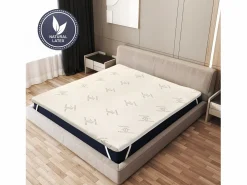 Topper de Látex Natural 140x200 | Bambú transpirable, desenfundable < The White Stone Clearance