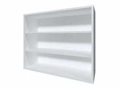 TuHome Mueble De Pared Para Baño | TU HOME Gabinete de Pared Chinle en Melamina con Almacenamiento Abierto, .