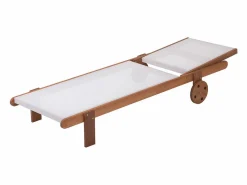 Tumbona de madera exótica Saigón - Maple - Crudo < Habitat et jardin Outlet