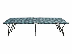 Tumbona plegable para 2 personas acero con estampado de hojas ES39360 < Hot