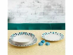 Vajilla Simetric Quid 18 piezas 6 servicios porcelana blanco/ < Sale
