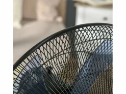 Aire Acondicionado, Ventilación * Ventilador de pedestal 2 en 1 con nebulizador de 2,8 L, función de nebulización, de metal, 120 cm de altura, (44,5 x 44,5 x 120 cm) Negro