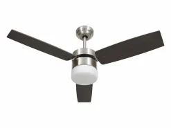 Aire Acondicionado, Ventilación * Ventilador de techo con luz con mando marrón oscuro 108 cm ES688622 Marru00f3n