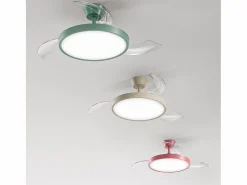 Aire Acondicionado, Ventilación | Ventilador de techo con luz Perenz 7196 R CT Arena - Ø 106 cm, 3 aspas, 6 velocidades, motor DC de 40 W, silencioso