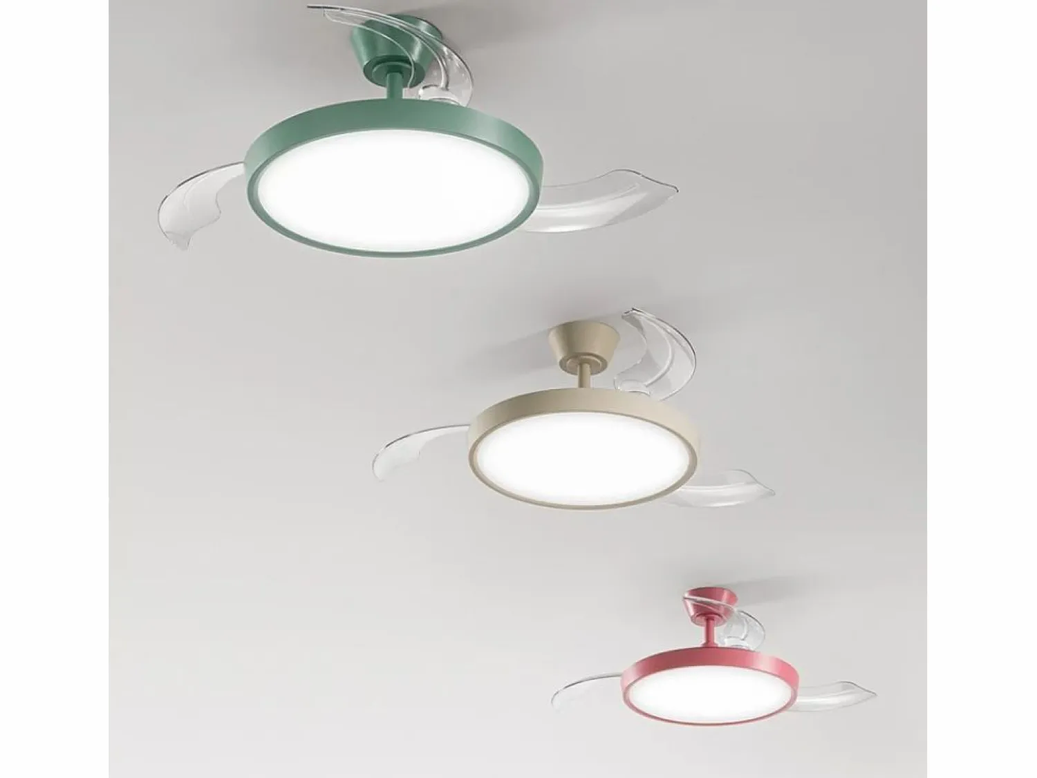 Aire Acondicionado, Ventilación | Ventilador de techo con luz Perenz 7196 R CT Arena - Ø 106 cm, 3 aspas, 6 velocidades, motor DC de 40 W, silencioso