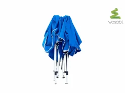 - Carpa Plegable 3x3 m Compact Azuk – Resistente al Agua – Vientos y Piquetas Fijación – Estructura de Acero – Cenador Jardín – Pérgola Playa – Exteriores < Wasabi Discount