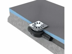 WEDI Cañería * - desagüe horizontal para Plato de ducha Fundo Negro